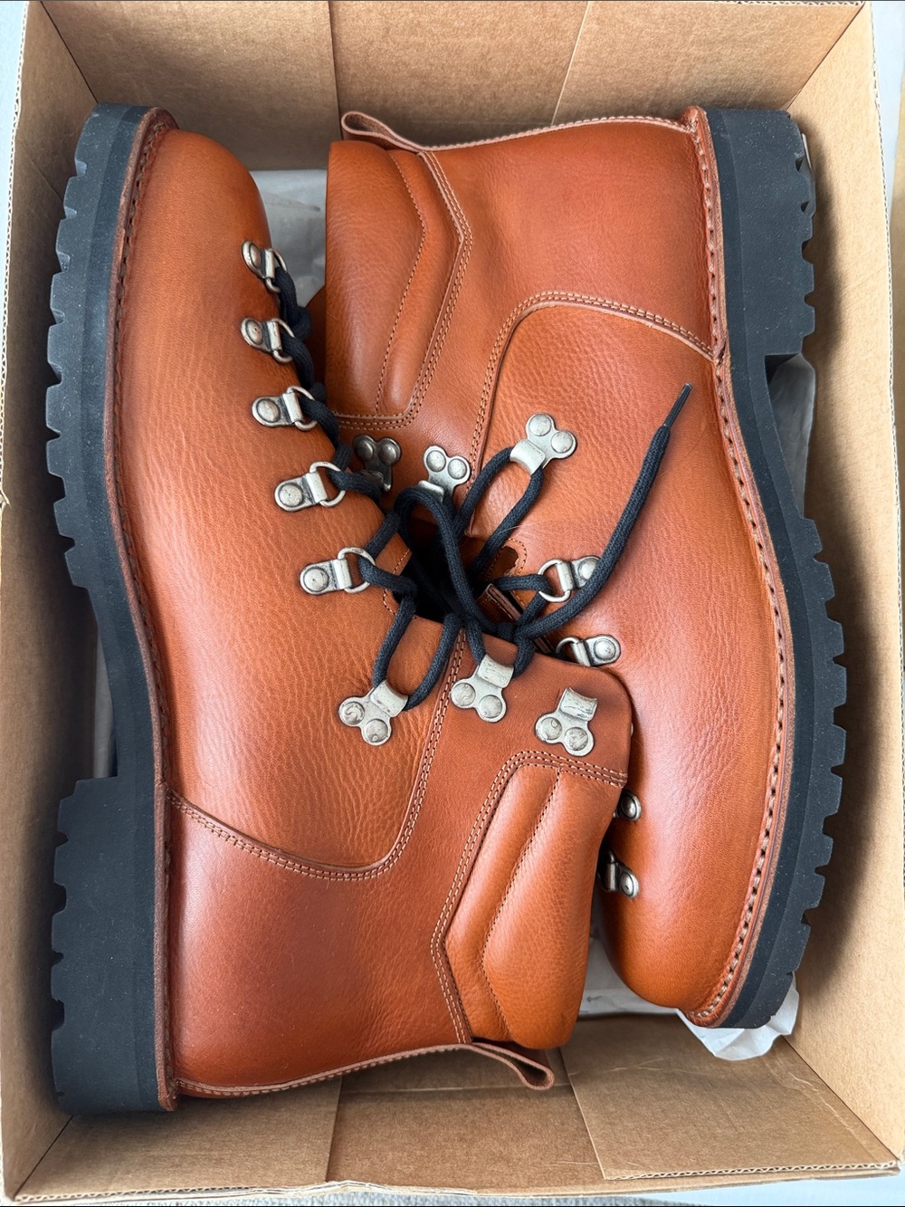 Fracap M31867 Italian Leather Boots – Men’s EU 46 (US 12–12.5) – NEW